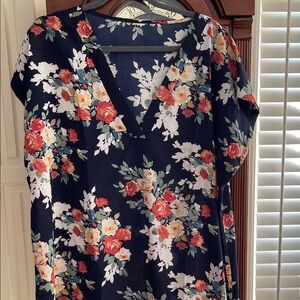 Floral V-Neck Dress